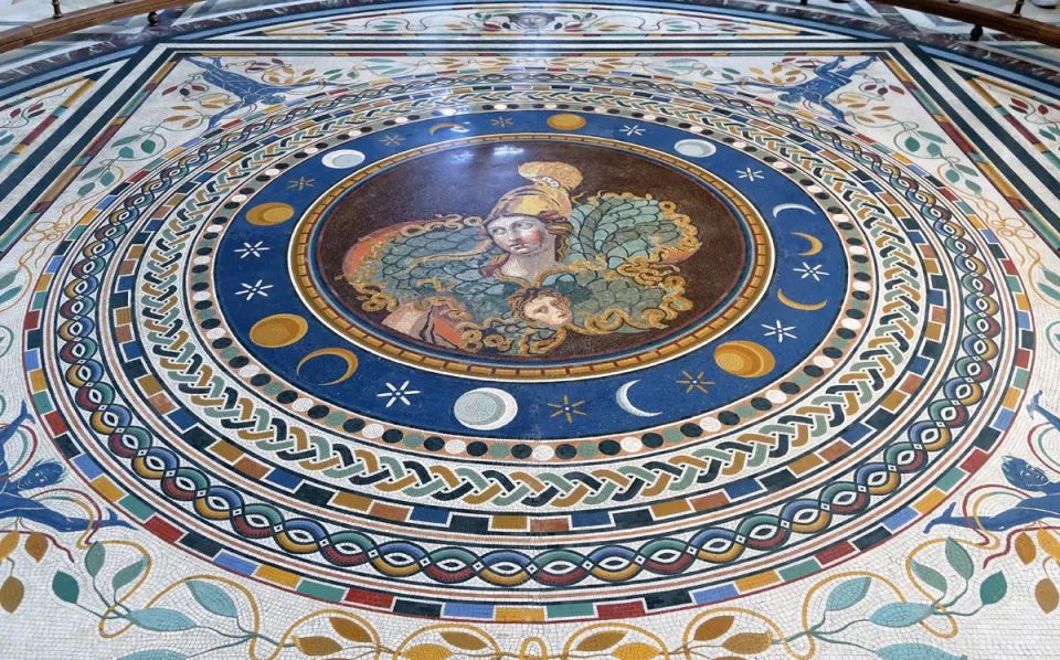 Vatican Museums Athena Mosaic